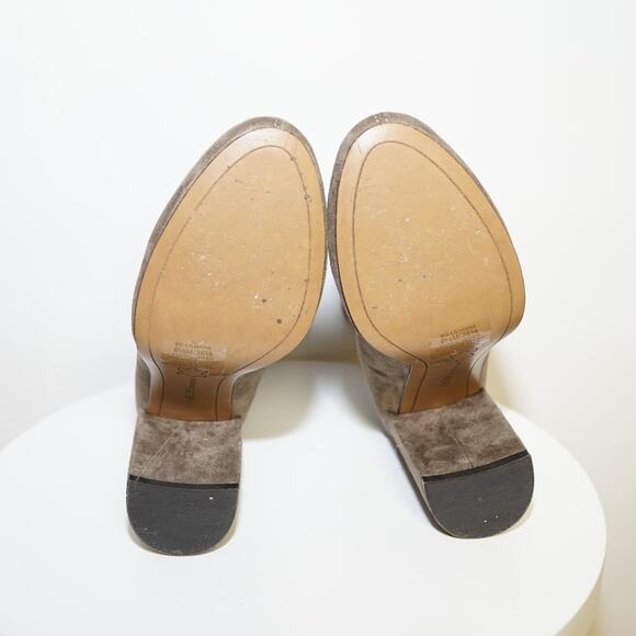 BCBGeneration - Lilianna Ankle Sock Bootie in Taupe Stretch Suede / Size 6.5 - Picture 6 of 7